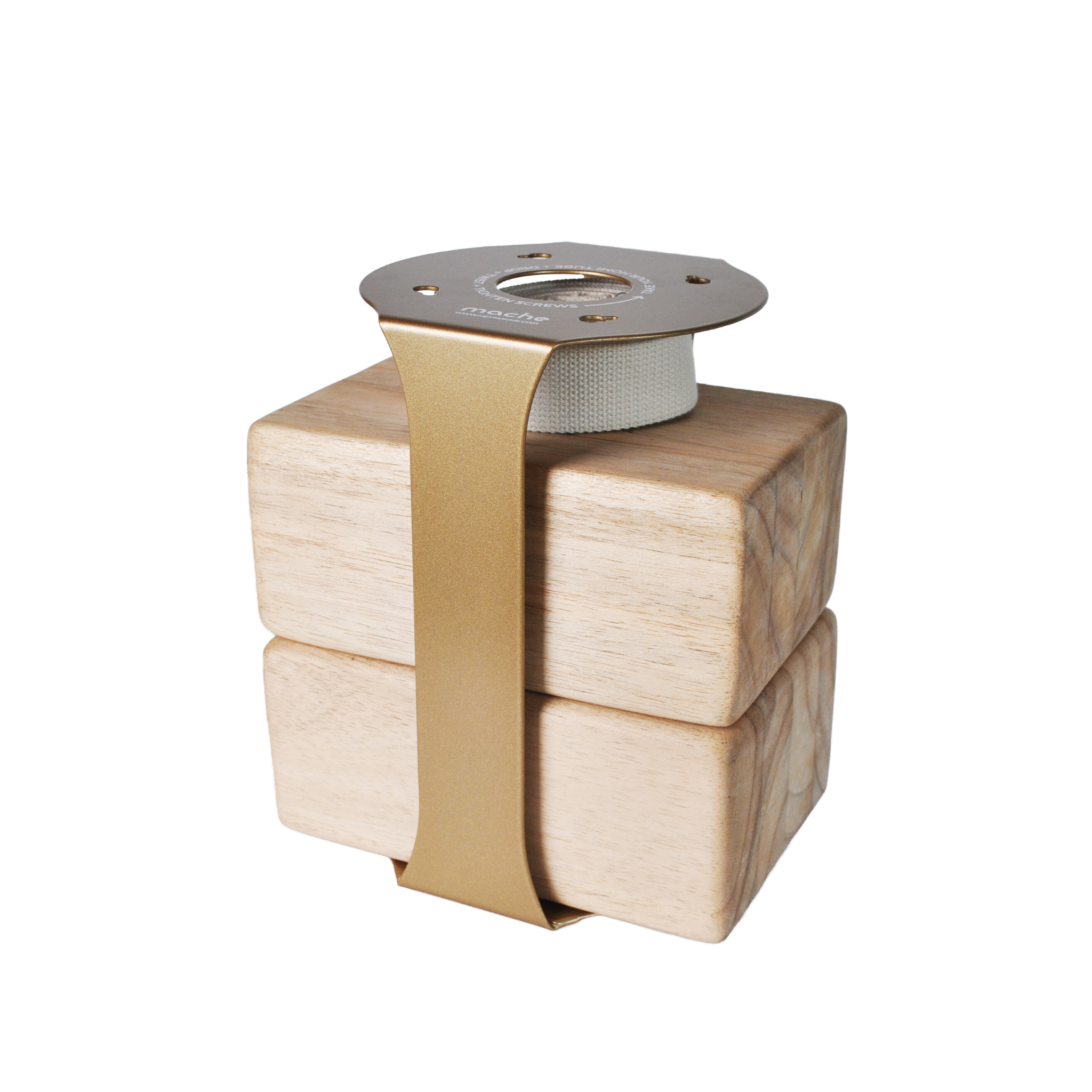 Yoga Mat Tube Floor Stand | Gold