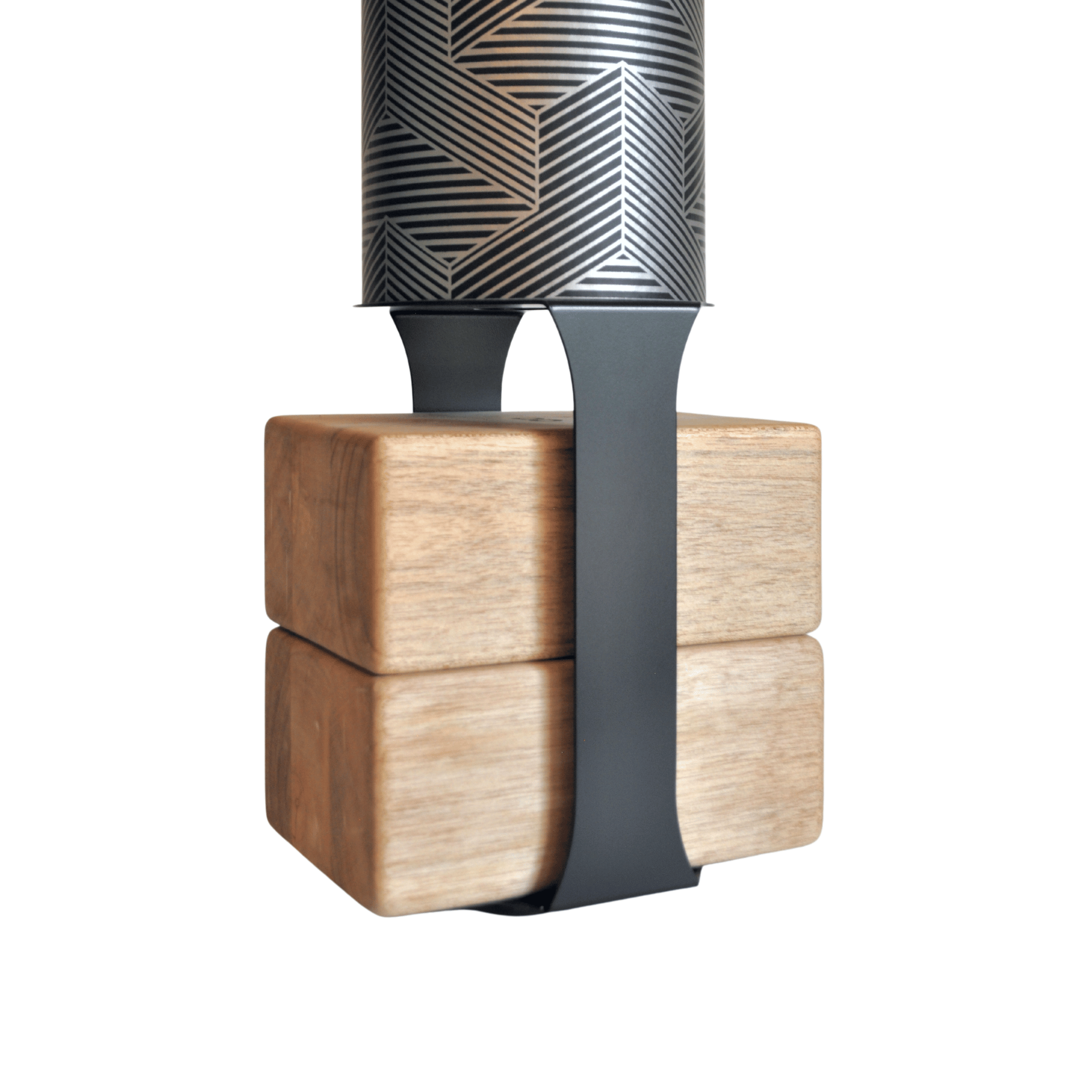 Yoga Mat Tube Floor Stand | Black