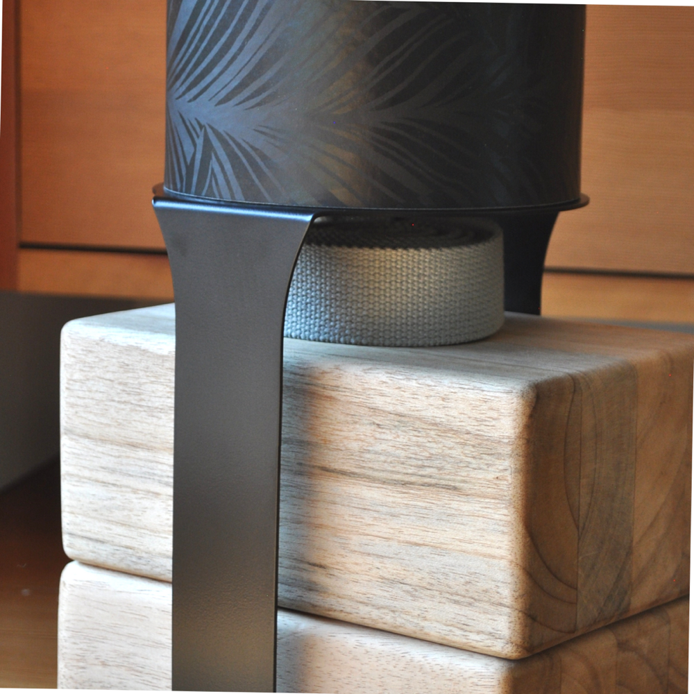 Yoga Mat Tube Floor Stand | Black