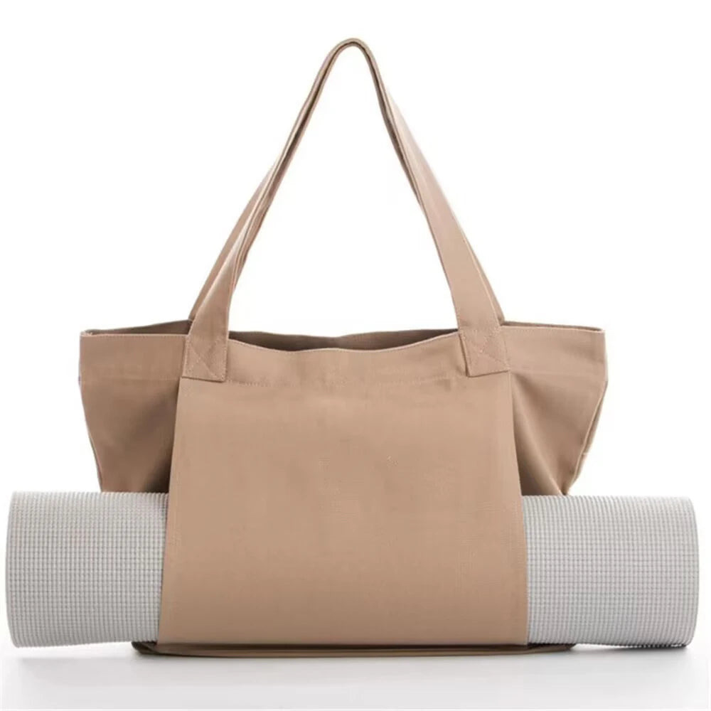 Yoga Bags for Women with Yoga Mats Bags Carrier Carryall Canvas Tote for Pilates Shoulder for Travel Office Beach Workout