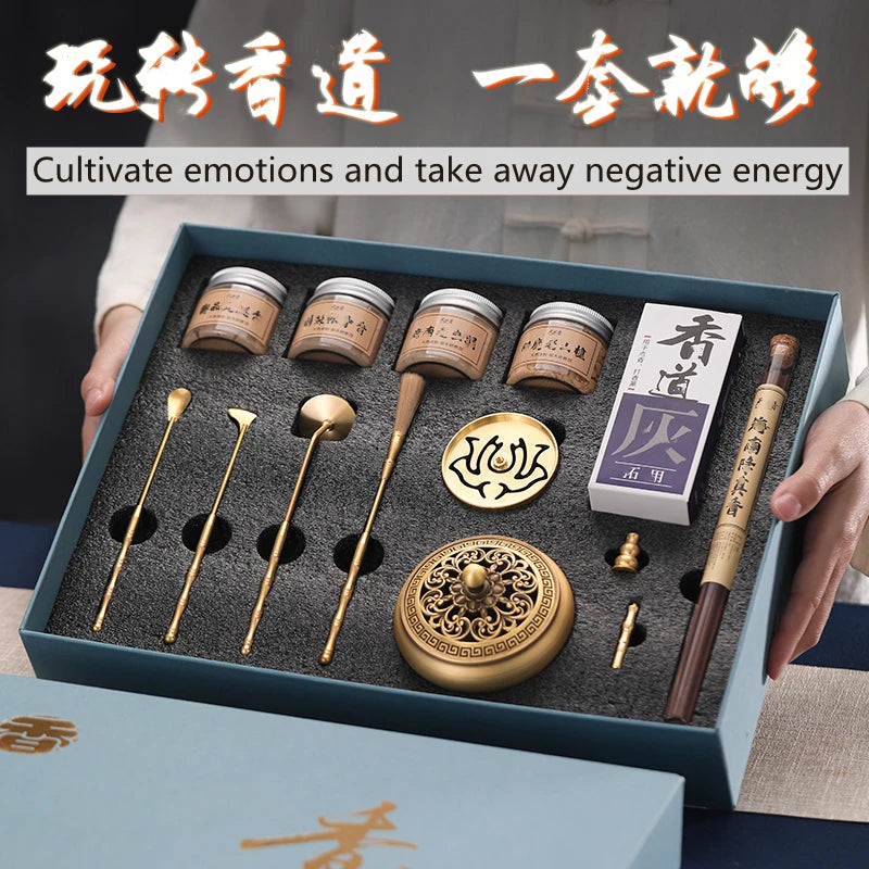 Incense Making Kit Incense Burner Incense Tools Set Handle Incense Mould for Yoga Meditation Home Fragrance Relaxation