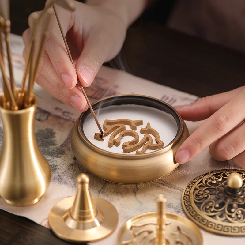 Incense Making Kit Incense Burner Incense Tools Set Handle Incense Mould for Yoga Meditation Home Fragrance Relaxation