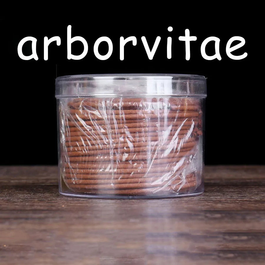 40 Coils of Incense, Natural Plant Extracts, a World-Wide Best-Selling Product, Available in 4 Types: Sandalwood, Agarwood, Mugwort, and Thuja, Health-Preserving Incense Coils, Long-Lasting Fragrance for Home, Indoor Yoga Roo