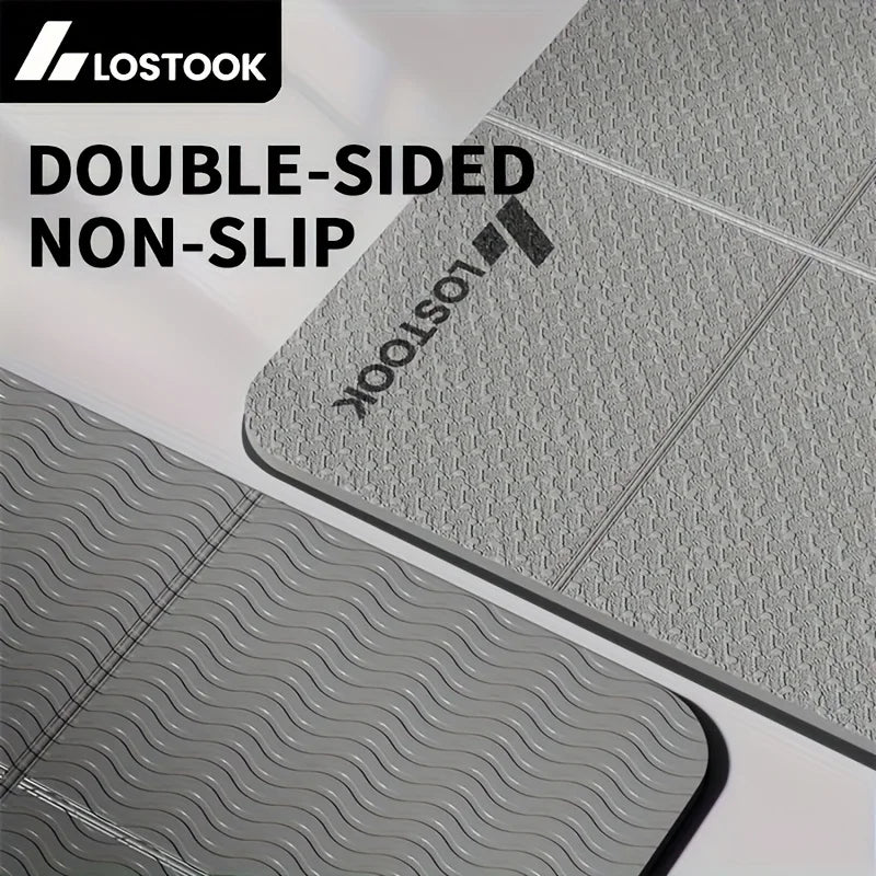 Foldable and Convenient Yoga Mat, Anti Slip, Thickened and Widened Fitness Mat, Home Outdoor Fitness, Beauty and Sports Mat