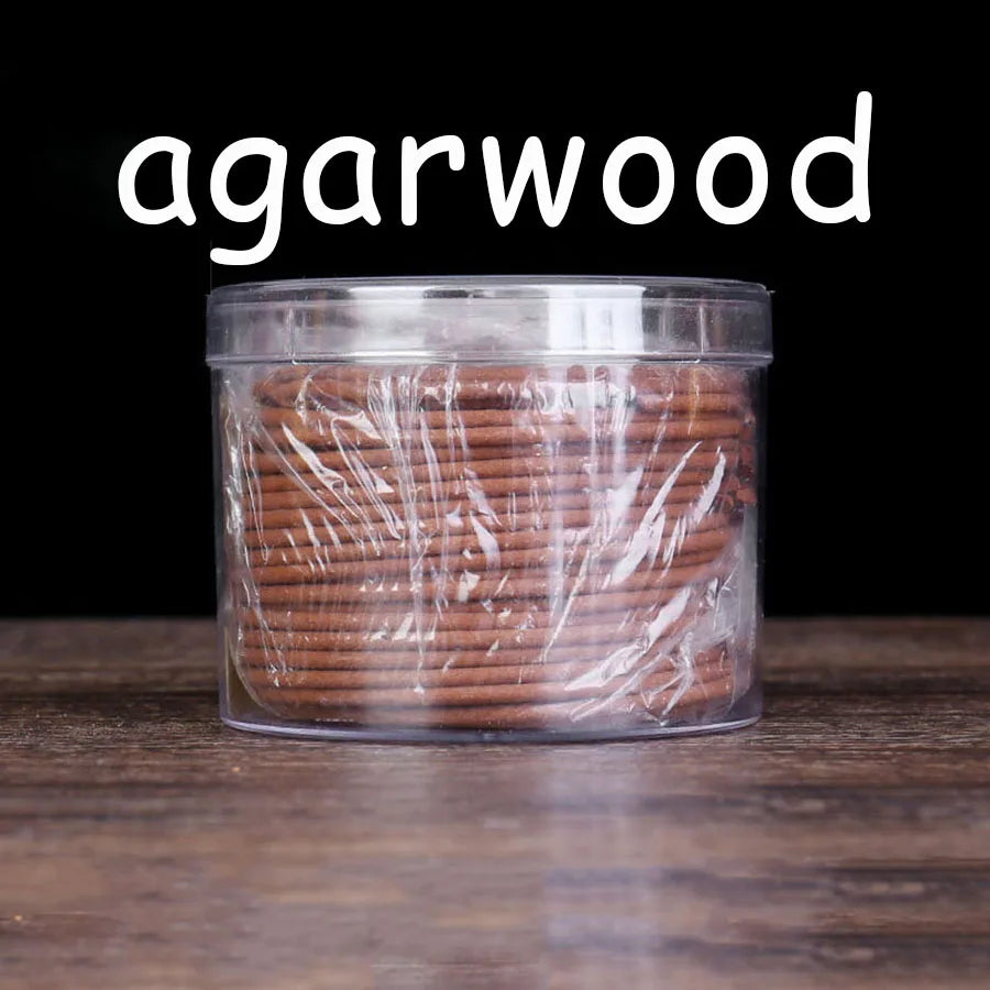40 Coils of Incense, Natural Plant Extracts, a World-Wide Best-Selling Product, Available in 4 Types: Sandalwood, Agarwood, Mugwort, and Thuja, Health-Preserving Incense Coils, Long-Lasting Fragrance for Home, Indoor Yoga Roo