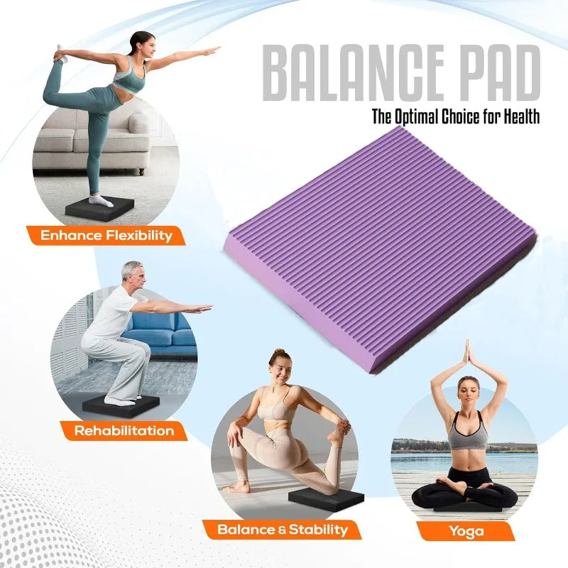 Yoga Mats Thick Anti-slip Gym Gymnastics Mat Home Anti-slip Workout Mat Ab Wheel Training Elbow Pads Core Strength Training