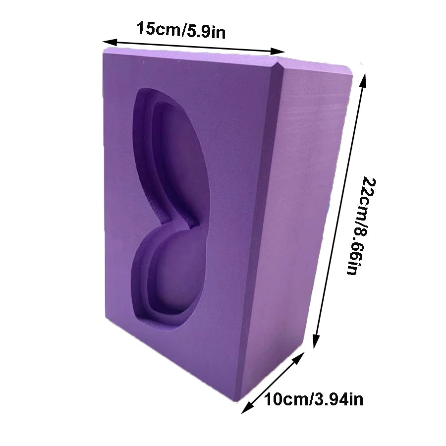 Yoga Blocks Wrist Support 2 Pack Eva Foam Soft Non Slip Surface for Yoga Pilates Meditation Stability Balance Deepen Stretche