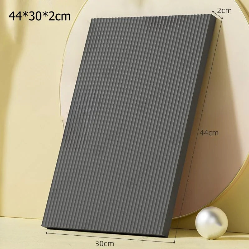 Yoga Mats Thick Anti-slip Gym Gymnastics Mat Home Anti-slip Workout Mat Ab Wheel Training Elbow Pads Core Strength Training