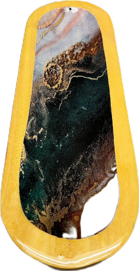 Handmade Wood Incense Burner Boat