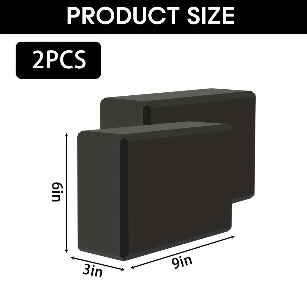 Set of 2 Yoga Blocks - Made from High-Density Foam, Lightweight, Supportive, And Odor-Free - Essential Yoga Gear for Women, Gym